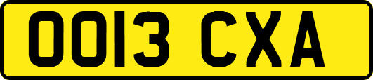 OO13CXA