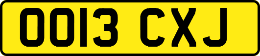 OO13CXJ