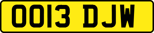 OO13DJW