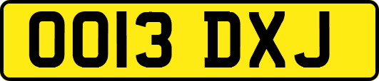 OO13DXJ
