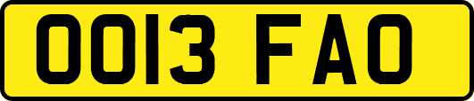 OO13FAO