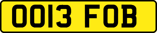 OO13FOB