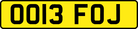 OO13FOJ