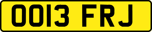 OO13FRJ