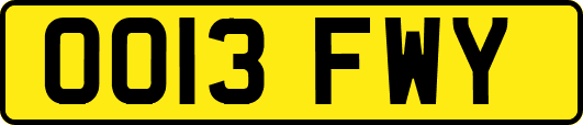OO13FWY