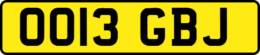 OO13GBJ