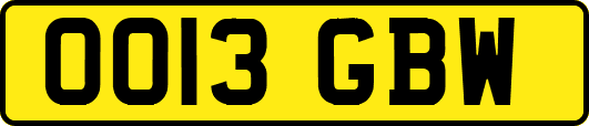 OO13GBW