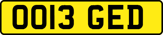 OO13GED