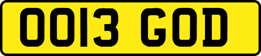 OO13GOD