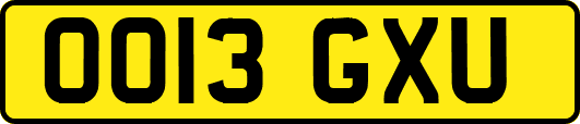 OO13GXU