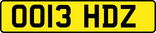 OO13HDZ