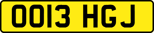 OO13HGJ