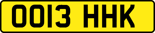 OO13HHK