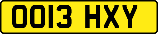 OO13HXY