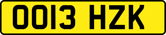 OO13HZK