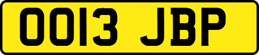OO13JBP
