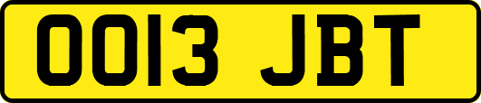 OO13JBT