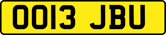 OO13JBU