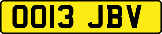 OO13JBV