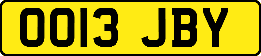 OO13JBY