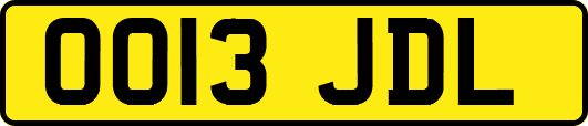 OO13JDL