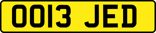 OO13JED