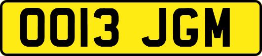 OO13JGM