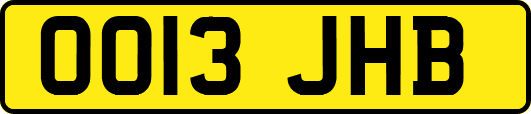 OO13JHB