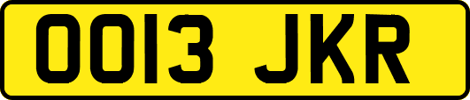 OO13JKR
