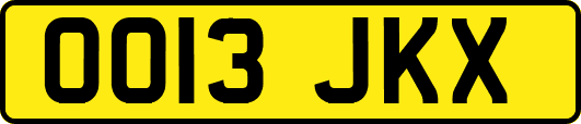 OO13JKX