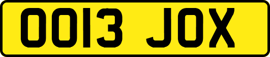 OO13JOX
