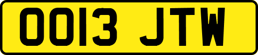 OO13JTW