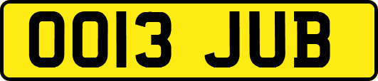 OO13JUB