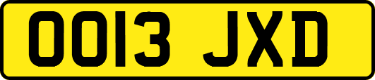 OO13JXD