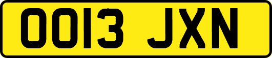 OO13JXN