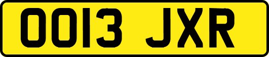 OO13JXR