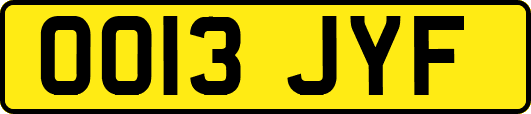 OO13JYF