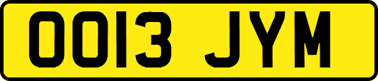 OO13JYM