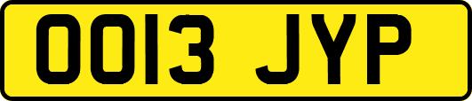 OO13JYP