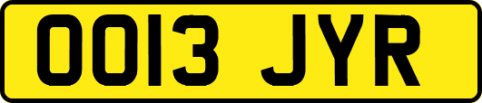 OO13JYR
