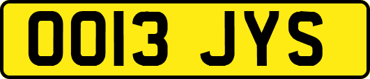OO13JYS