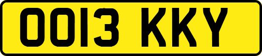 OO13KKY