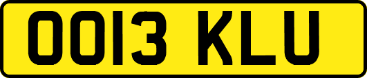 OO13KLU