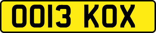 OO13KOX