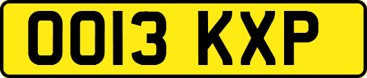 OO13KXP