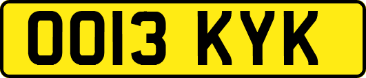 OO13KYK