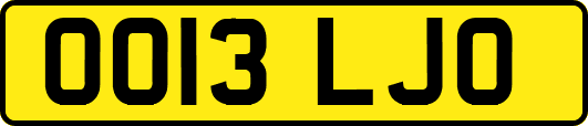 OO13LJO