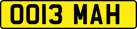 OO13MAH