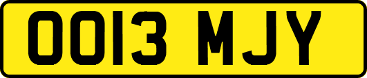 OO13MJY