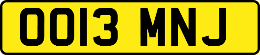 OO13MNJ